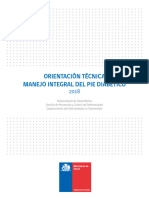 Orientación Técnica Pie Diabético