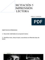 Copia de Ejercitación 5 Comprensión Lectora