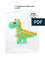 Bonitinho Davi Amigurumi Dinossauro Receita Gratis PDF