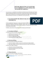 PLAN DE GESTIÓN DEL RIESGO PARA EL MANEJO DEL VERTIMIENTO Marzo