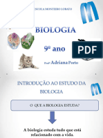 Introducao Ao Estudo Da Biologia 9o Ano