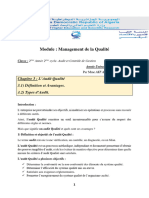 Support de Cours N° 6 Du Module Management de La Qualité