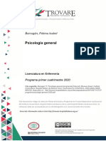 Programa Psicologia General 2020