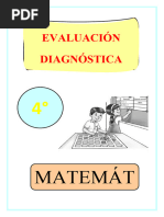 4° Eva. Diag. Matematica