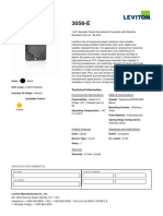 Technical Information: Specification Submittal