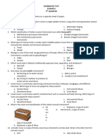 Summative Test (Grade 8 MAPEH 3rd Quarter)