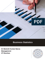 Business Statistics - Prof. Dr. Mukesh Kumar Barua