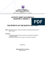 Sci6 - Q4 - Wks4-5 - The Effects of Earths Motions - Diculen