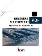 BUSINESS MATH - Q3 - Module1-V2