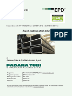 EPD Padana Tubi Black Carbon Steel Tube EN