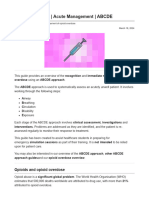 Opioid Overdose - Acute Management - ABCDE - Geeky Medics