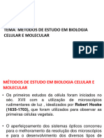 Aula 2 Metodos de Estudo Da Celula - Parte 1