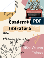 Cuadernillo 4to Literartura Capuchinos