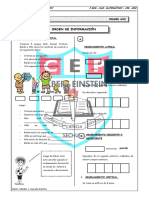 1er Año - 3 Orden de Información