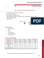 Fiber Optical Pigtail MM UPC Connector V1801