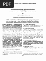 29optimization of Multi-Stage Flash Evaporation Plants