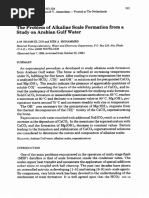 45the Problem of Alkaline Scale Formation From A Study On Arabian Gulf Water