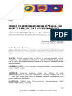 Ensino de Artes Marciais Na Infância, Sob Aspecto Psicomotor e Neuropedagógico