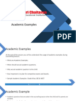 Academic Examples - 9-12NEET JEE