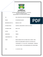 Continuous Assessment