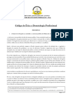 OAA - Código de Ética e Deontologia Profissional Dos Advogados 2003