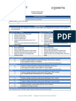 Lista de Utiles 3o Basico 2024 Bilingue