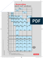 VELUX - Tableau de Dimensions de Fenêtres V22