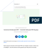 Conversor de Texto para PDF - Converter Texto para PDF de Graça - Smallpdf