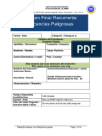   Examen Final Recurrente Categoria 6