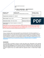 QA3A - Assessment Brief Framework CW 2 (Revised) 2023-24 (CONM10013)