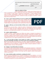 TD de REVISÃO Filosofia 1ºano - 3ºBIMESTRE