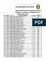 Examen Toxicologico Arequipa