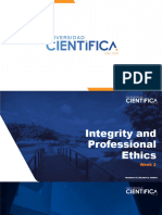 Week 2 - Integrity and Professional Ethics - P