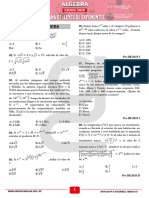 Semianual UNMSM - Grupo CIENCIAS - Álgebra 2022