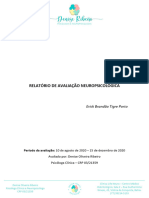 Relatório de Avaliação Neuropsicológica - Erick - Assinado