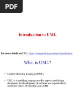 Lecture 7a - Introduction To UML