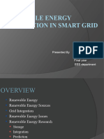 Renewable Energy Integration in Smart Grid