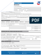 Formulaire de Demande Demploi RH