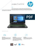 HP Pavilion Gaming Laptop 15-Ec2141nf: Game Ready. Performance Ready