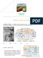 Lista de Exercc3adcios - Geologia e Geomorfologia