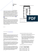 Ferrettronics Ft639 Servo Controller Chip: Data Sheet