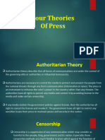 Four Theories of Press