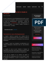 Abonnez-Vous: Cours D'entrepreneuriat Clair Et Simple en PDF Gratuit