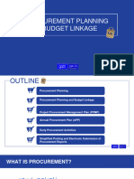 B03 - Procurement Planning and Budget Linkage