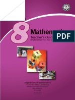 Grade 8 Mathematics Teacher Guide 619372f7a0654