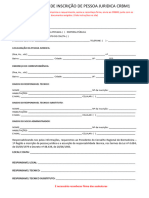 Requerimento de Inscrição de Pessoa Juridica Crbm1