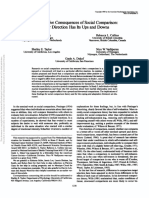 The Affective Consequences of Social Comparison: Either Direction Has Its Ups and Downs