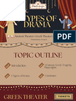 Greek Theatre: 3types of Drama