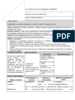 Tabla de Consistencia