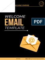 Welcome Email Template